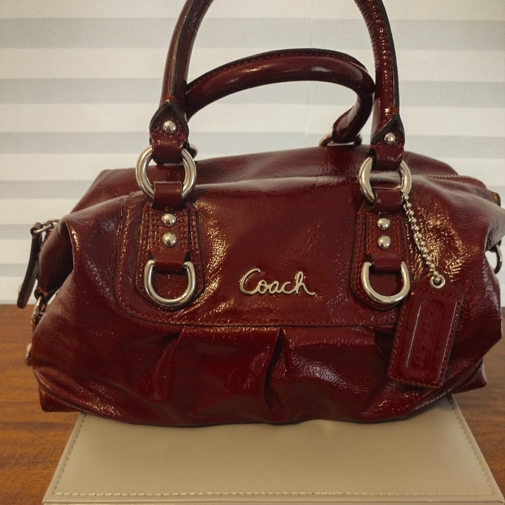 Coach Satchel with shoulder strap